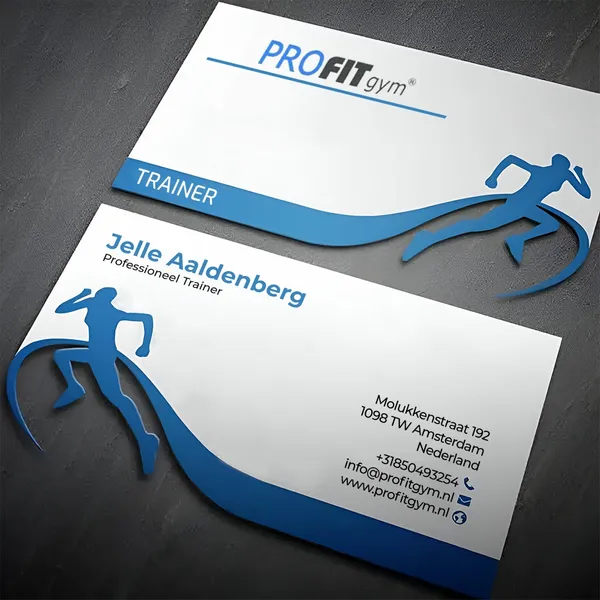 Gepersonaliseerde Vormgegeven Visitekaartjes