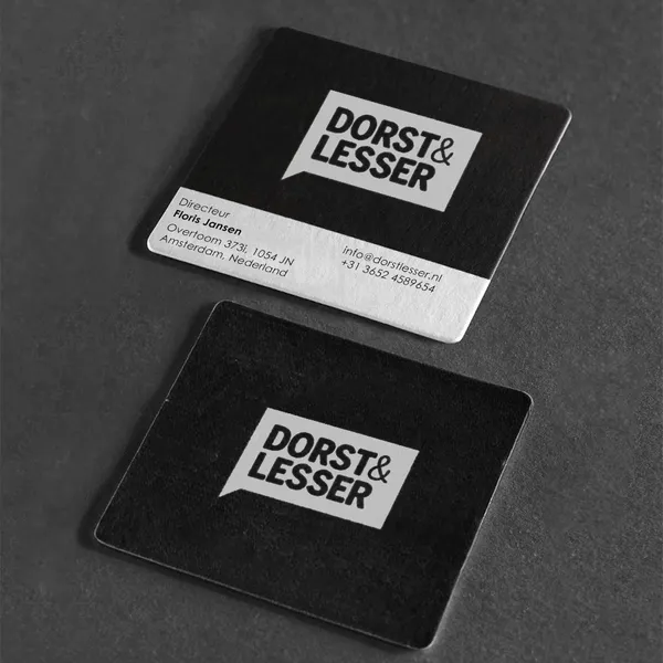 Vierkante Visitekaartjes met Afgeronde Hoeken