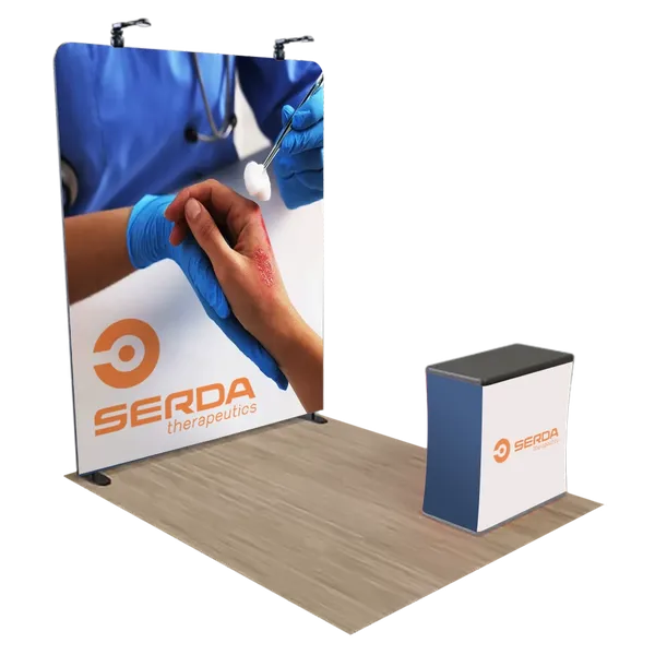 2,4 m x 2,4 m Recht Zip Up scherm - Imprint Now - NL