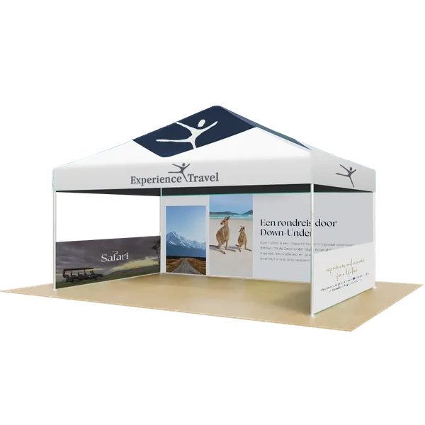 Gepersonaliseerde Outdoor Luifeltenten Waterdicht 4,6 m x 3 m - Imprint Now - NL