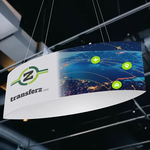 Gepersonaliseerde Hangende Borden voor Beurzen, Winkelcentra, Congrescentra en Luchthavens - Imprint Now - NL