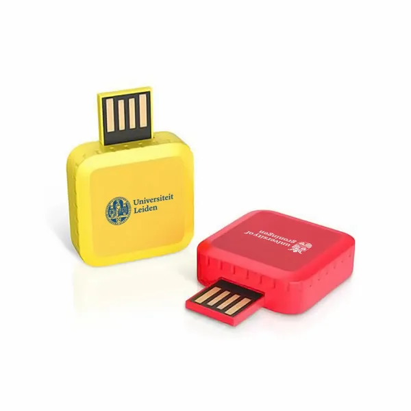 Vierkante 360 Roterende USB - Imprint Now - NL