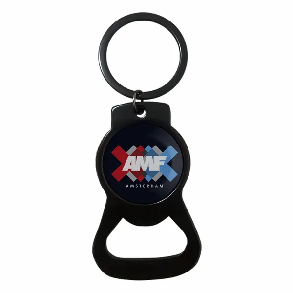 Zwart gelegerde flesopener - Imprint Now - NL