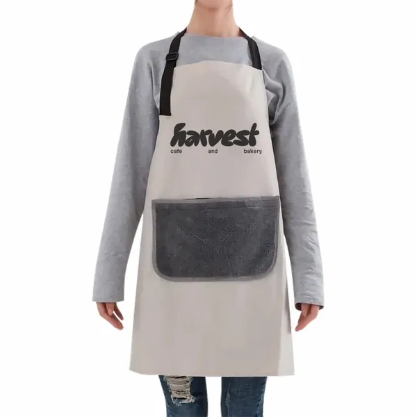 Gebloemd Schort met Zak om Handen af te Vegen - Imprint Now - NL