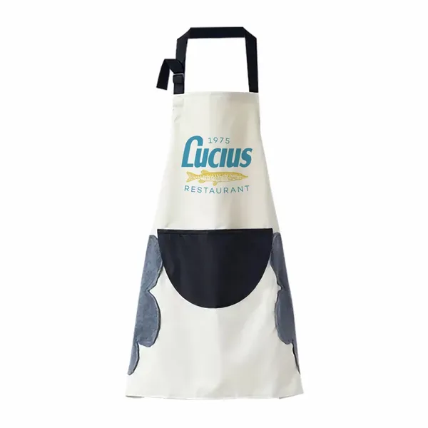 Gebloemd Schort met Handafwisbare Zakken - Imprint Now - NL