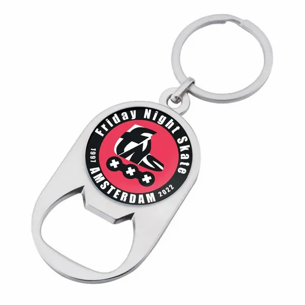 Multiuse Alloy flesopener sleutelhanger - Imprint Now - NL