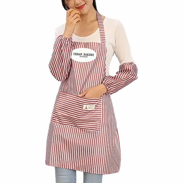 Waterdicht Polyester Streep Schort - Imprint Now - NL