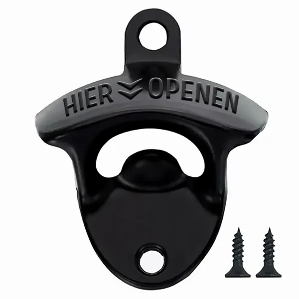 Zwarte flesopener - Imprint Now - NL