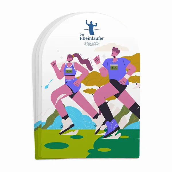 Halbkreisförmiger Seitenflügel