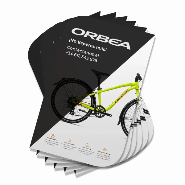 Folletos en Forma de Hoja