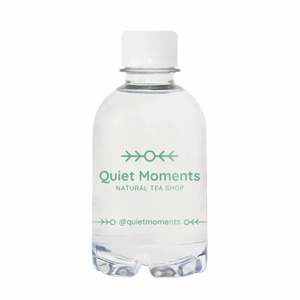 8 oz Plastic Bullet Bottle – Screen Printed Custom Water - Tote Bags Now