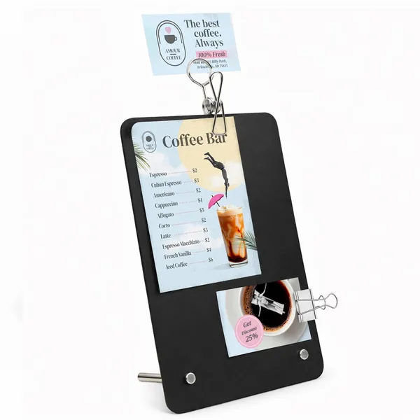 Metal Desk Display - Custom Tees Today