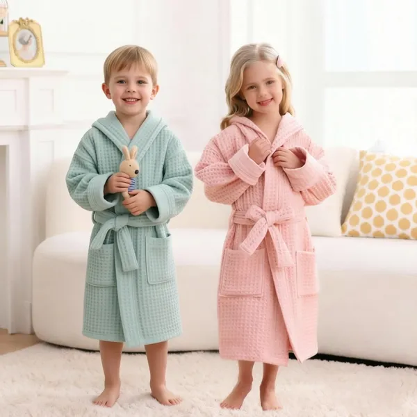 Custom Kids Waffle Robes - Custom Pro Prints
