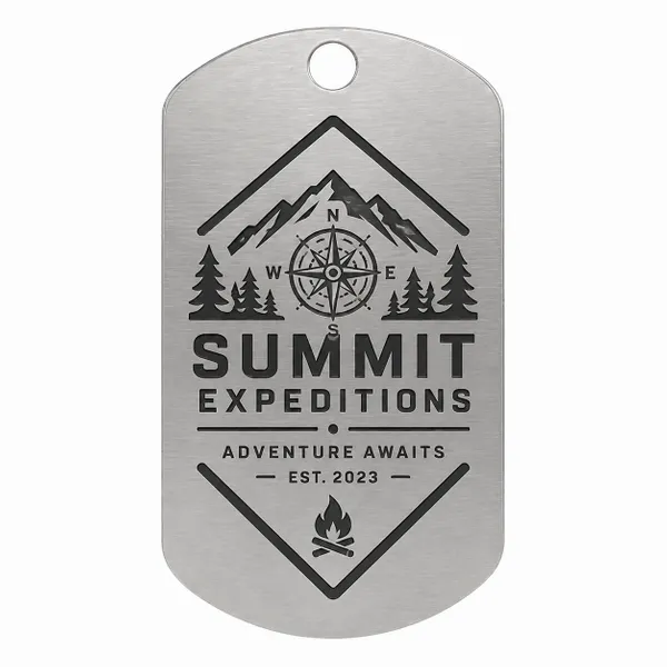 Laser Cut Metal Dog Tags