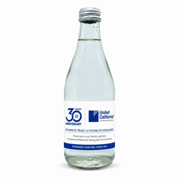 12 oz Glass Water Bottle (GLA12) - Custom Pro Prints