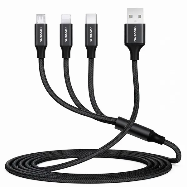 Nylon Braided 3-in-1 Charging Cables