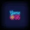 Game On Neon Sign - Custom Pro Prints