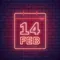 Valentine's Day Date Neon Sign - Custom Pro Prints