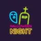 RIP Ghost Halloween Night Neon Sign - Custom Tees Today