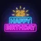 25th Happy Birthday Neon Sign - Custom Pro Prints