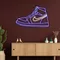 Sneaker Blue White Neon Sign - Custom Pro Prints