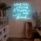 I Love You To The Moon And Back Neon Sign - Custom Tees Today