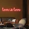 Love Is Love Neon Sign - Custom Shoe Charm