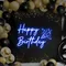 Happy Birthday Cheers Neon Sign - Custom Pro Prints