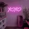 XOXO Heart Pink Neon Sign - Custom Pro Prints