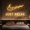 Nike Just Relax Neon Sign - Custom Tees Today