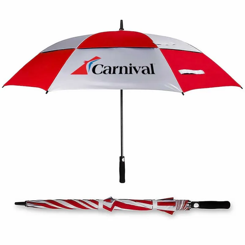 Vented Golf Umbrella - 62 in Arc - Custom Tees Today