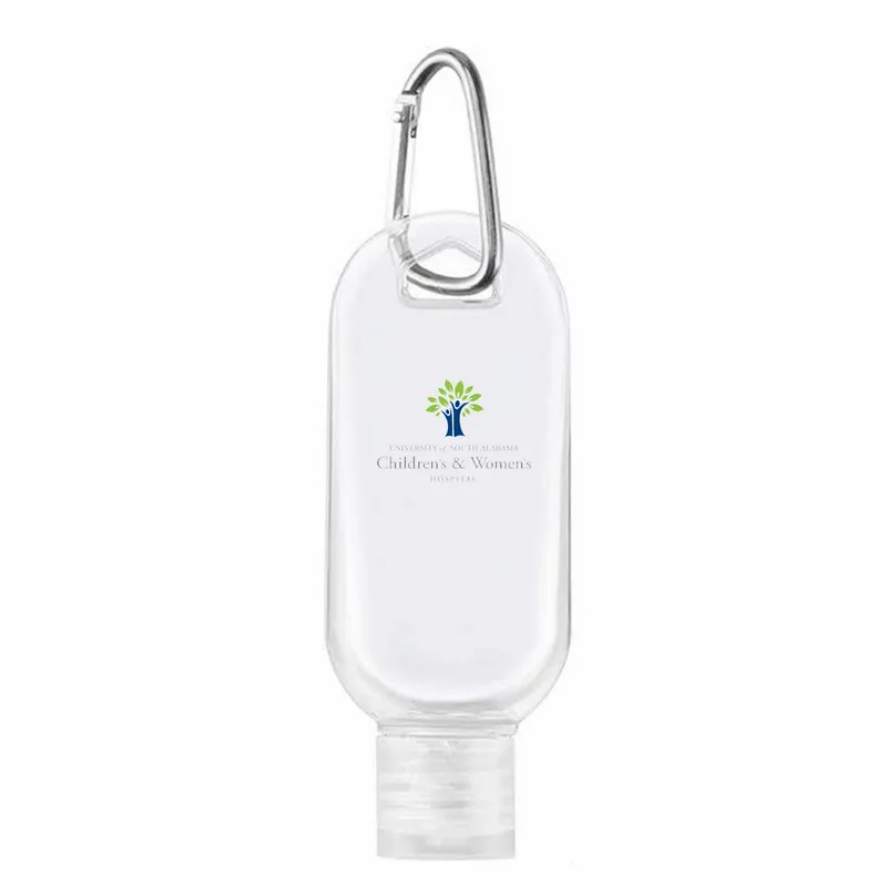 Sanitizer Bottles With Carabiner - Custom Pro Prints
