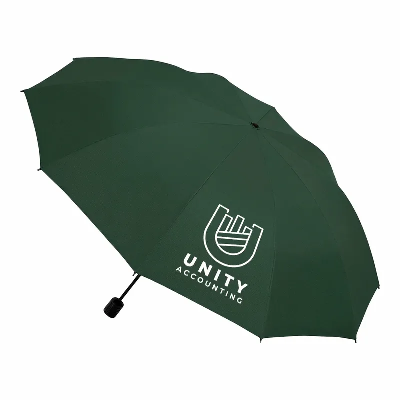 Auto Folding Umbrella - 42 In Arc - Custom Tees Today