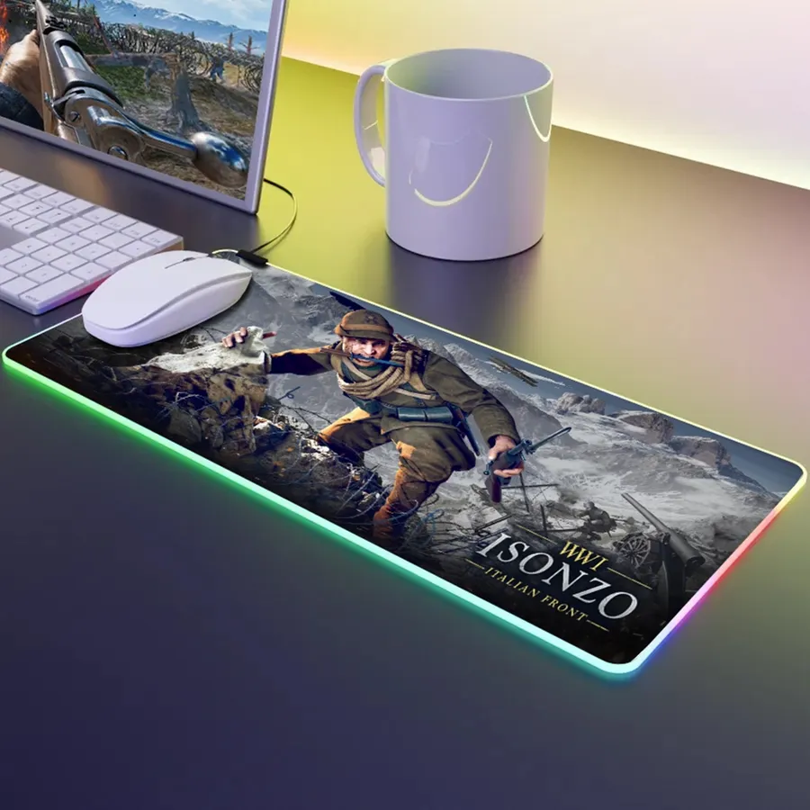 Tappetini per Mouse RGB LED Personalizzati - Imprint Now - IT