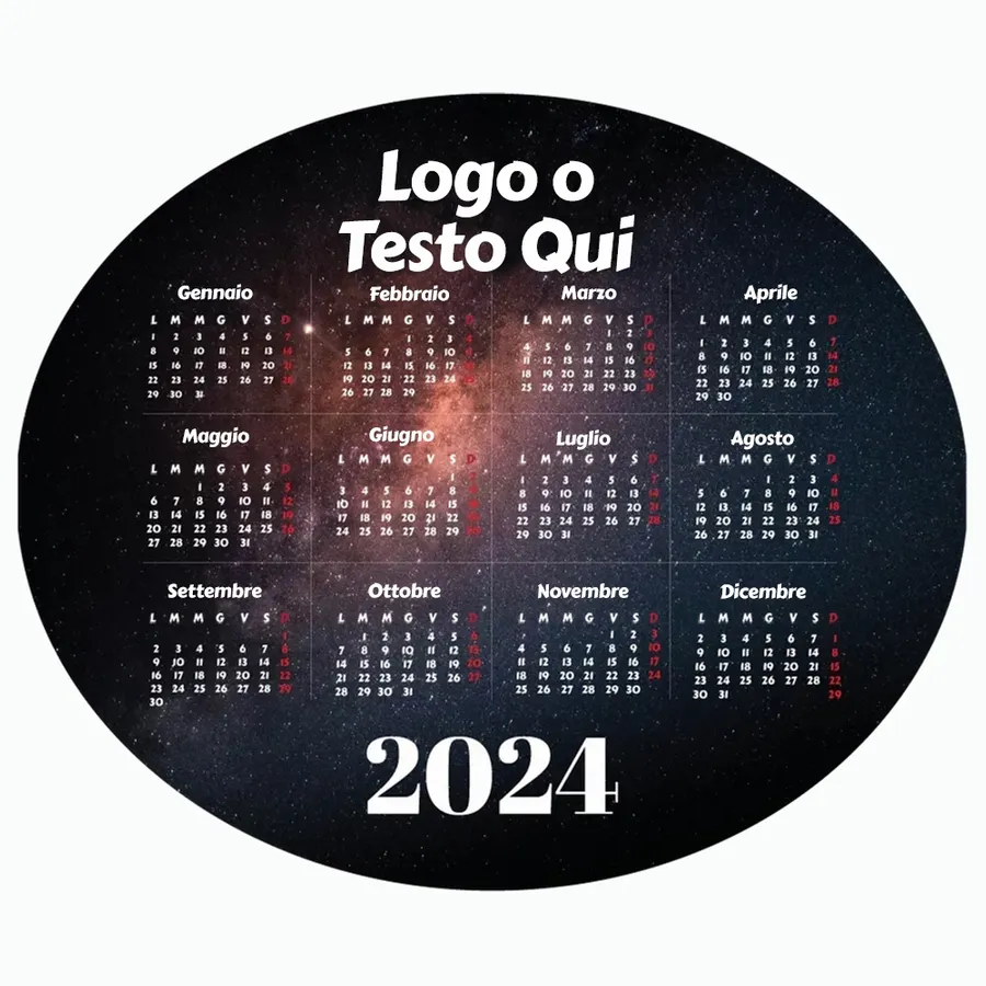 Tappetino per Mouse a Tema Spazio e Galassia - Imprint Now - IT