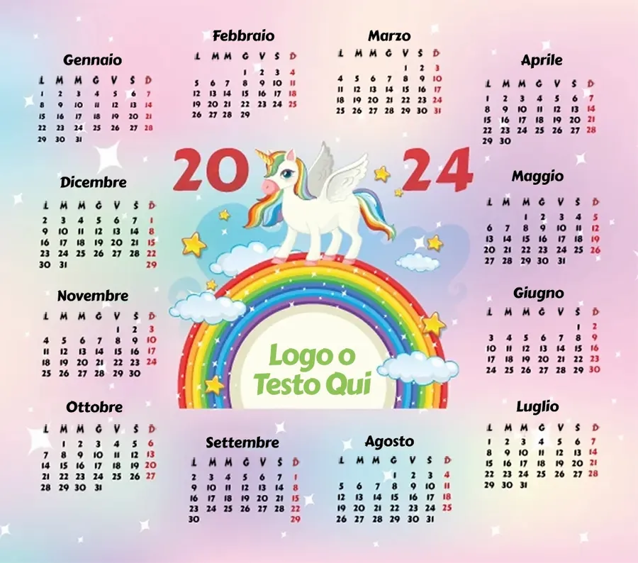 Tappetino per Mouse Unicorno e Arcobaleno - Imprint Now - IT