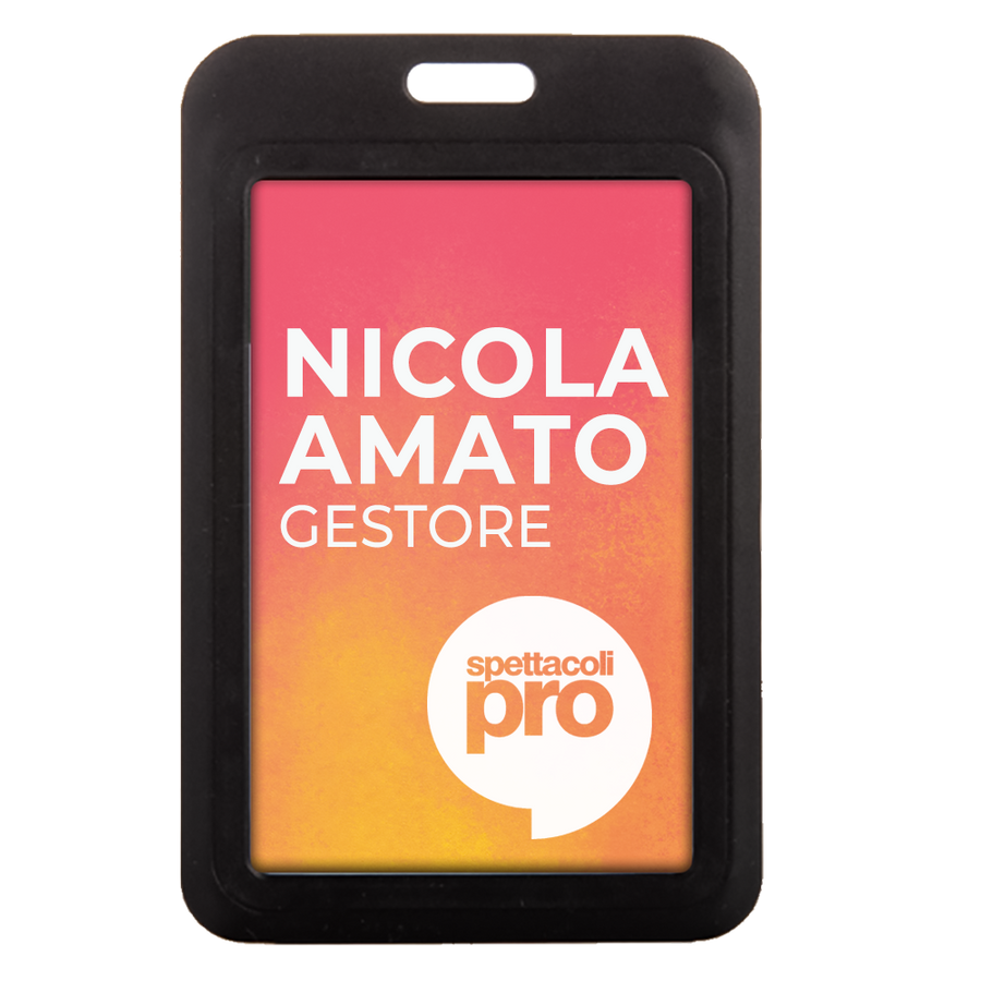 Portabadge in Plastica Stampato a Colori - Imprint Now - IT