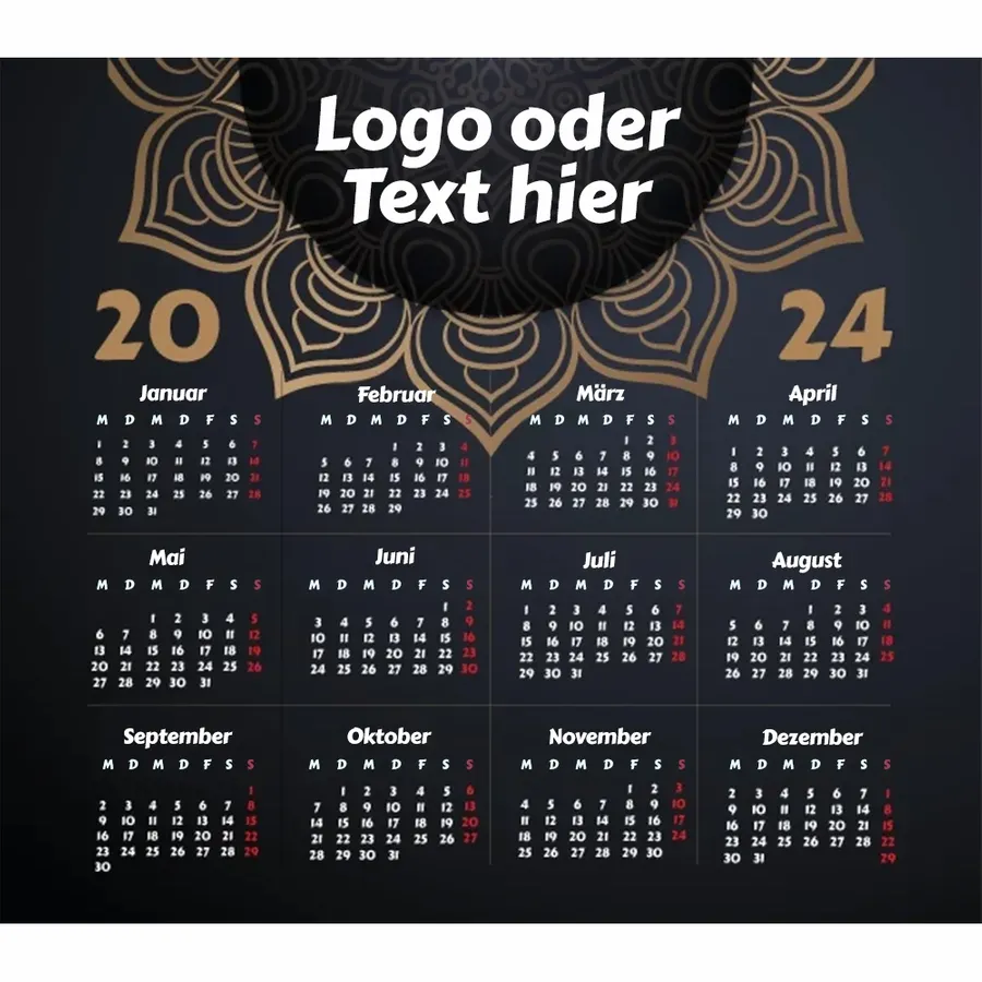 Dekoratives Mandala/Orientalisches Mauspad - Imprint Now - DE