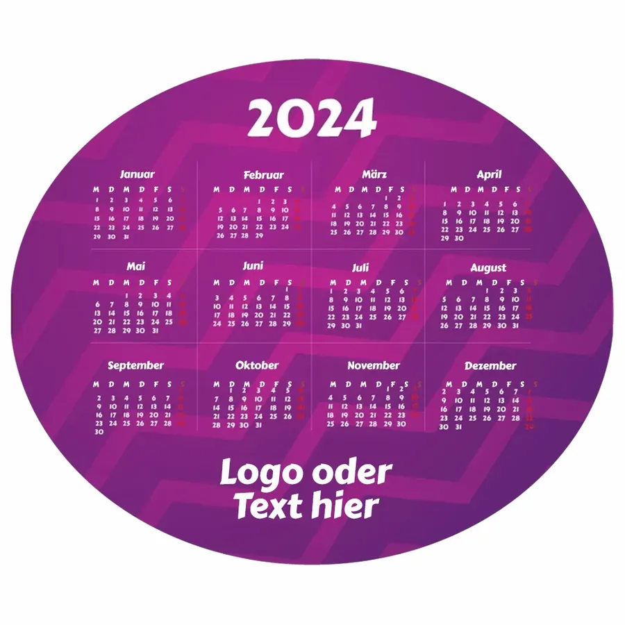 Individuelles Lila Mauspad - Imprint Now - DE