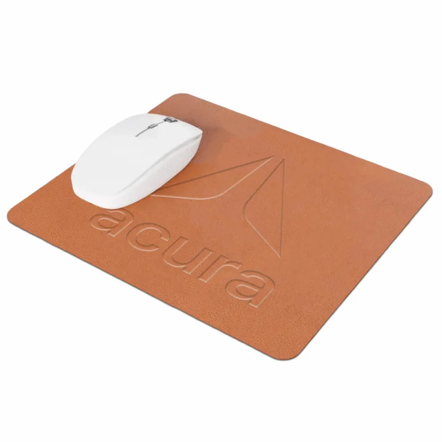 Custom Leather Mouse Pad - Stealth Promo Co