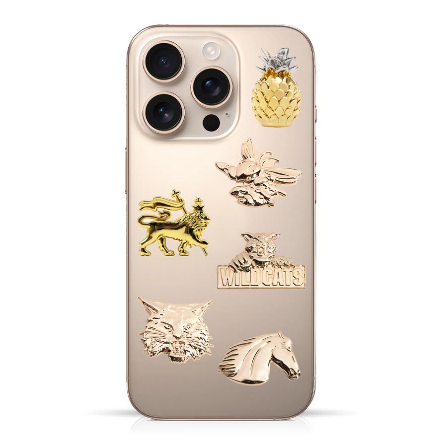 Phone Metal Badge Stickers - Stealth Pins