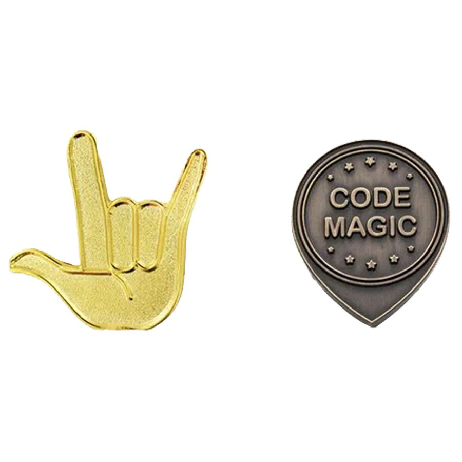 Phone Metal Badge Stickers - Stealth Pins
