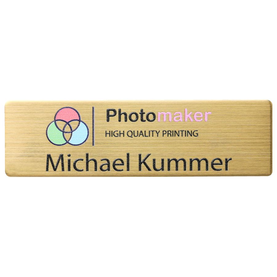 UV Printed Name Badges - Custom Tees Today