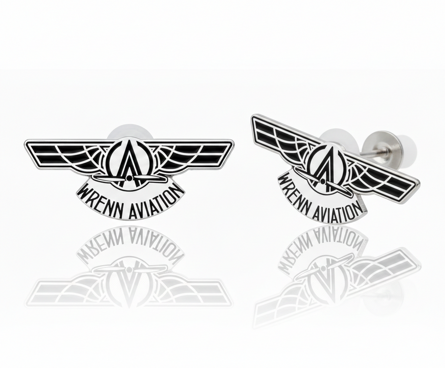 Hard Enamel Metal Earrings - Custom Pro Prints