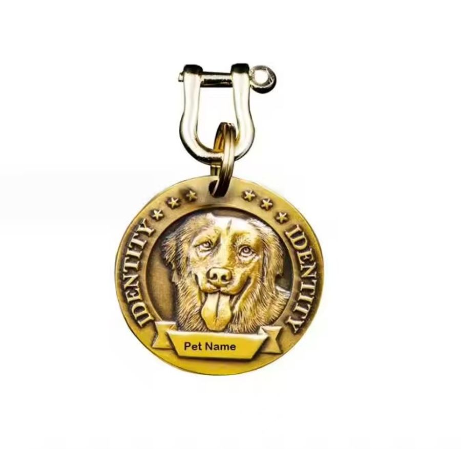 Copper Dog Tags - Tote Bags Now