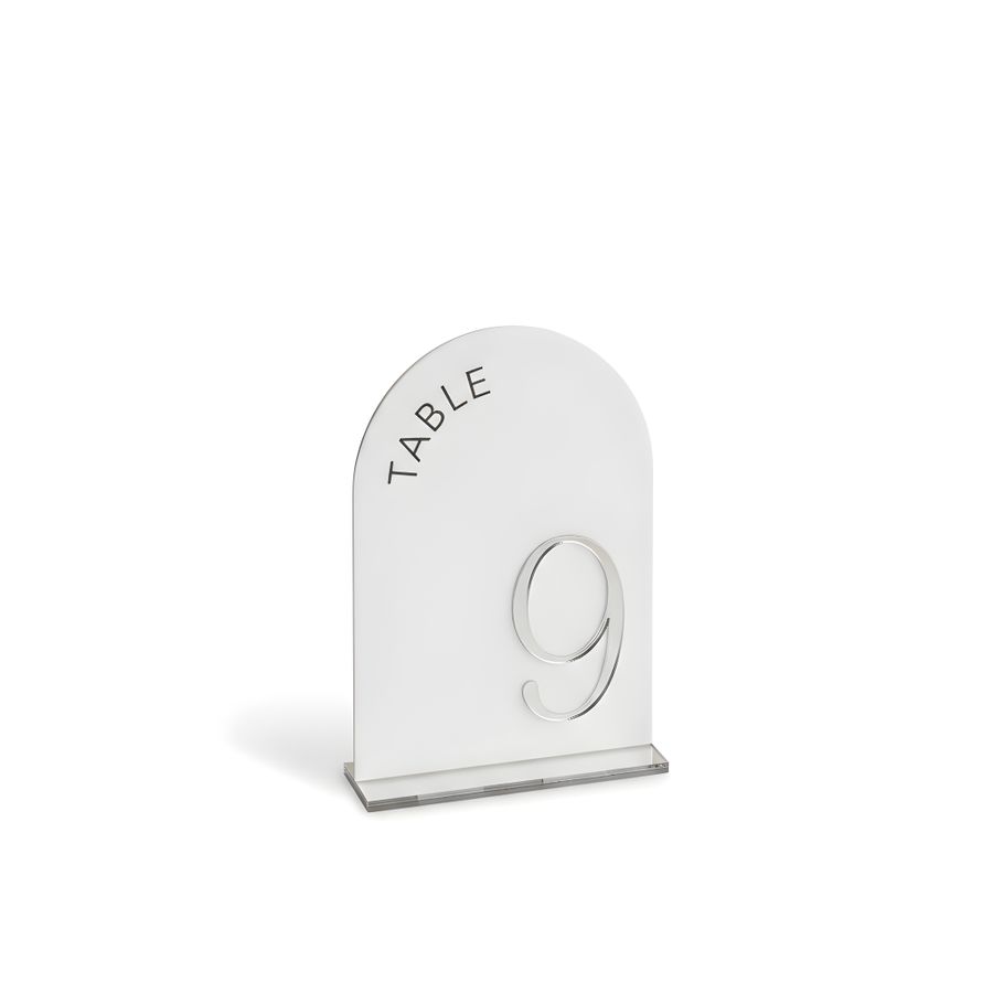 Metallic Table Numbers - Stealth Pins