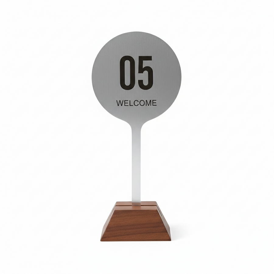 Stainless Steel Table Numbers - Custom Pro Prints