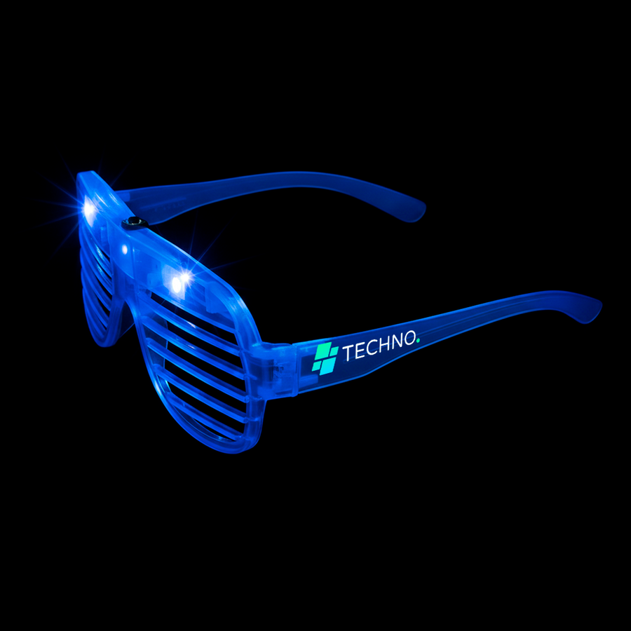 Light-Up LED Slotted Glasses - Stealth Promo Co