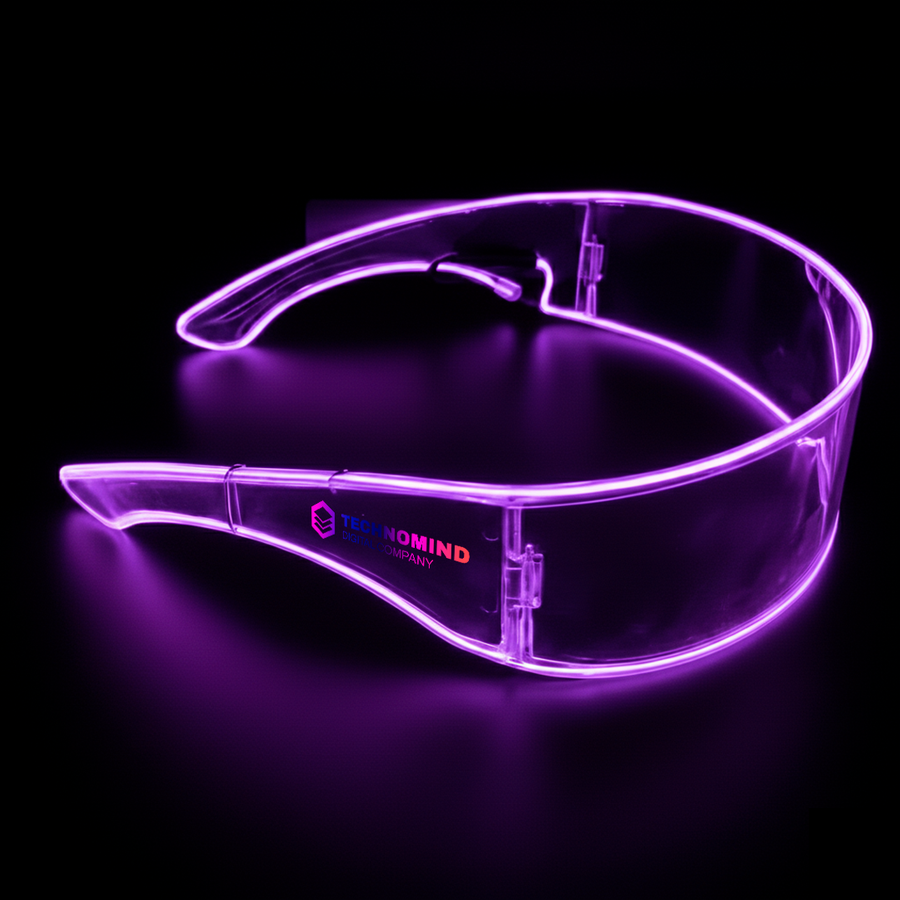 Light Up Cyber Glasses - Stealth Promo Co