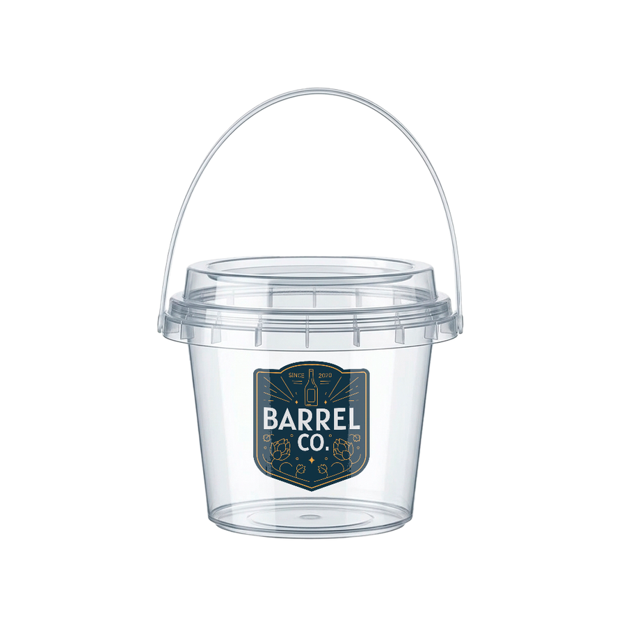 Premium Transparent Drink Buckets - Custom Tees Today